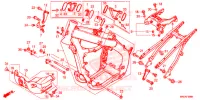 CADRE pour Honda CRF 450 R de 2019