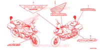 AUTOCOLLANTS pour Honda NC 750 POLICE de 2017