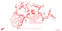 PHARE pour Honda NC 750 POLICE de 2017
