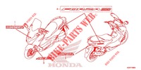 AUTOCOLLANTS pour Honda FORZA 300 ABS TYPE E de 2020