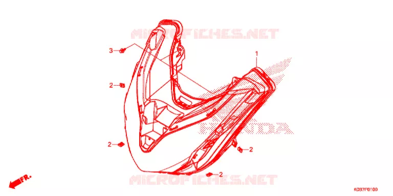 PHARE Honda SCOOTER 300 FORZA 2019  NSS300AK
