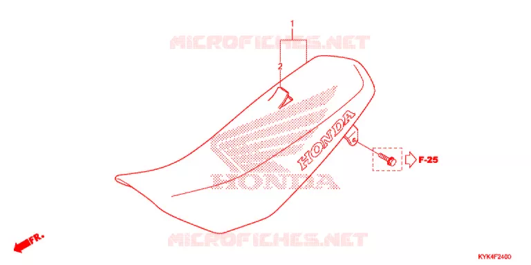 SELLE Honda MOTO 110 CRF 2018  CRF110FJ