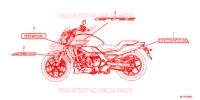 AUTOCOLLANTS pour Honda CTX 700 N DCT ABS de 2018