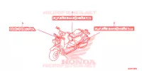 AUTOCOLLANTS pour Honda RUCKUS 50 de 2018