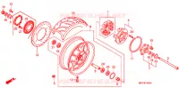 ROUE ARRIERE pour Honda VT 1300 FURY ABS de 2012