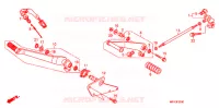 PEDALE pour Honda VT 1300 FURY ABS de 2010