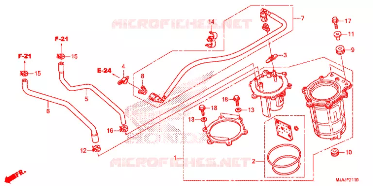 POMPE A ESSENCE Honda MOTO 750 SHADOW 2018  VT750CSJ