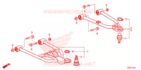 TRIANGLES AVANT pour Honda TRX 250 FOURTRAX RECON Standard de 2021