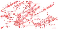 CADRE pour Honda FOURTRAX 500 FOREMAN BASE de 2018