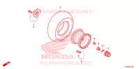 ROUE ARRIERE pour Honda FOURTRAX 500 FOREMAN BASE de 2018