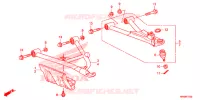 TRIANGLES AVANT pour Honda FOURTRAX 500 FOREMAN BASE de 2018