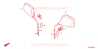 RETROVISEUR pour Honda SUPER CUB 50 PRO de 2021