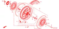ROUE AVANT pour Honda CB 1300 SUPER FOUR ABS de 2019