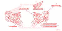 AUTOCOLLANTS pour Honda NC 700 ABS DCT de 2014
