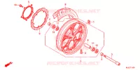 ROUE AVANT pour Honda NC 700 ABS DCT de 2014