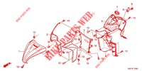 CARENAGE AVANT   PROTEGE JAMBES (NSC50/MPD/WH) pour Honda VISION 50 de 2012