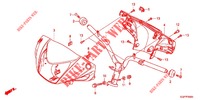 GUIDON   CARENAGE (NSC50/MPD/WH) pour Honda VISION 50 de 2012