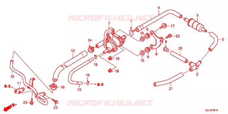 FILTRE A AIR - SOUPAPE D'AIR Honda SCOOTER 110 SPACY 2012  NSC110SC