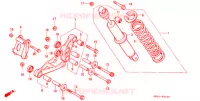 AMORTISSEUR ARRIERE pour Honda NS 50 F BLUE de 1988