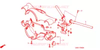 GUIDON   CARENAGE pour Honda GIORNO 50 de 1993