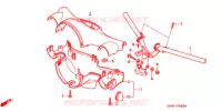 GUIDON   CARENAGE pour Honda GIORNO 50 de 1994