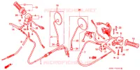 LEVIER DE GUIDON   CABLE   COMMODO pour Honda GIORNO 50 de 1994
