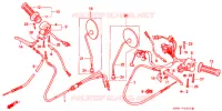 LEVIER DE GUIDON   CABLE   COMMODO pour Honda GIORNO 50 de 1998