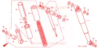AMORTISSEUR ARRIERE pour Honda PRESS CUB 50 DELUXE de 1995