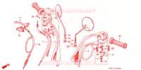 LEVIER DE GUIDON   CABLE   COMMODO pour Honda LITTLE CUB 50 de 2001