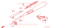 SILENCIEUX D'ECHAPPEMENT pour Honda LITTLE CUB 50 de 2001