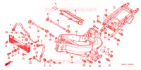 CADRE   RADIATEUR D'HUILE pour Honda CB 1100 X11 de 2000