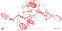 CLIGNOTANT pour Honda CB 1100 X11 de 2000