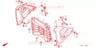 GRILLE   OUIES DE RADIATEUR pour Honda CB 1100 X11 de 2000