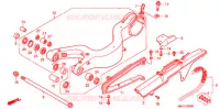 BRAS OSCILLANT pour Honda VFR 800 With speed warning light de 1998