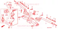 GUIDON   TE DE FOURCHE pour Honda VFR 800 With speed warning light de 1998