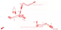 PEDALE pour Honda VFR 800 With speed warning light de 1998