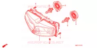 PHARE pour Honda VFR 800 With speed warning light de 1998