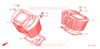 CYLINDRE pour Honda VTX 1800 C de 2002