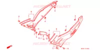 COUVERCLES LATERAUX pour Honda CBR600F With speed warning light de 1994