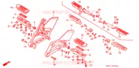 REPOSE PIED pour Honda CBR600F With speed warning light de 1994