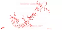 SILENCIEUX D'ECHAPPEMENT pour Honda CBR600F With speed warning light de 1994