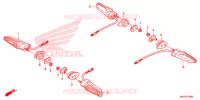 CLIGNOTANT pour Honda AFRICA TWIN 1000 MATT BLACK de 2019