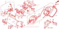 FEU ARRIERE pour Honda SHADOW 400 de 1997