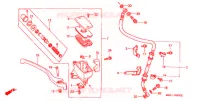 MAITRE CYLINDRE DE FREIN AVANT pour Honda SHADOW 400 de 1999