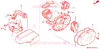 FILTRE A AIR pour Honda SHADOW 400 de 2007