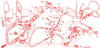 LEVIER DE GUIDON   CABLE   COMMODO pour Honda SHADOW 400 de 2007