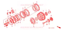 EMBRAYAGE pour Honda SHADOW 400 With speed warning light SILVER de 1999
