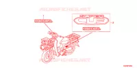 AUTOCOLLANTS pour Honda SUPER CUB 50 PRO -XJ- de 2012