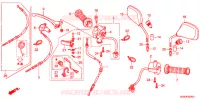 LEVIER DE GUIDON   CABLE   COMMODO pour Honda SUPER CUB 50 PRO -XJ- de 2012