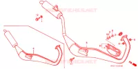 SILENCIEUX D'ECHAPPEMENT pour Honda NSR 50 WHITE de 1988